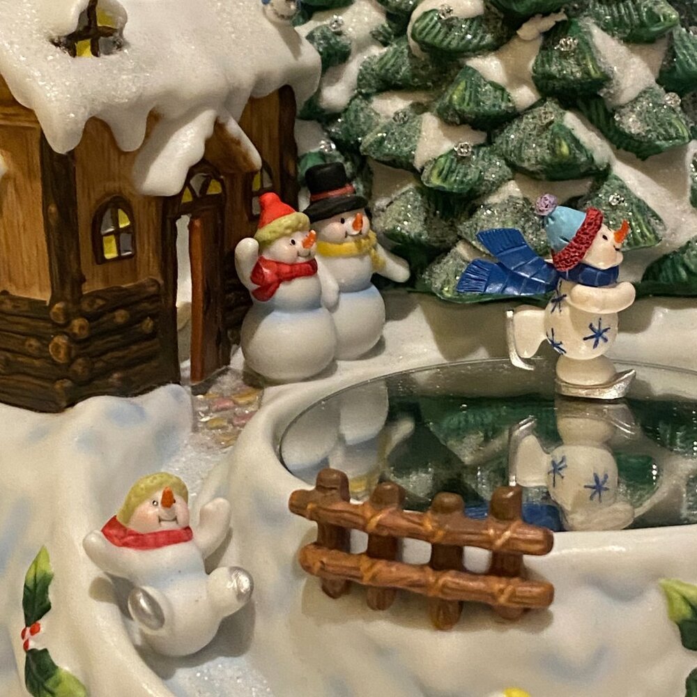 Christmas musical snowman decor